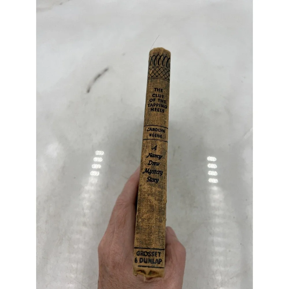 VTG Nancy Drew The Clue of the Tapping Heels Book 1939 Grosset Dunlap Hardcover